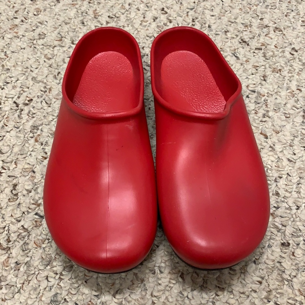 SLOGGERS red. Never worn.